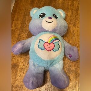 Care Bears Dream Bright 14" Blue & Lavender Stuffed Plush Bear 2021 Basic Fun